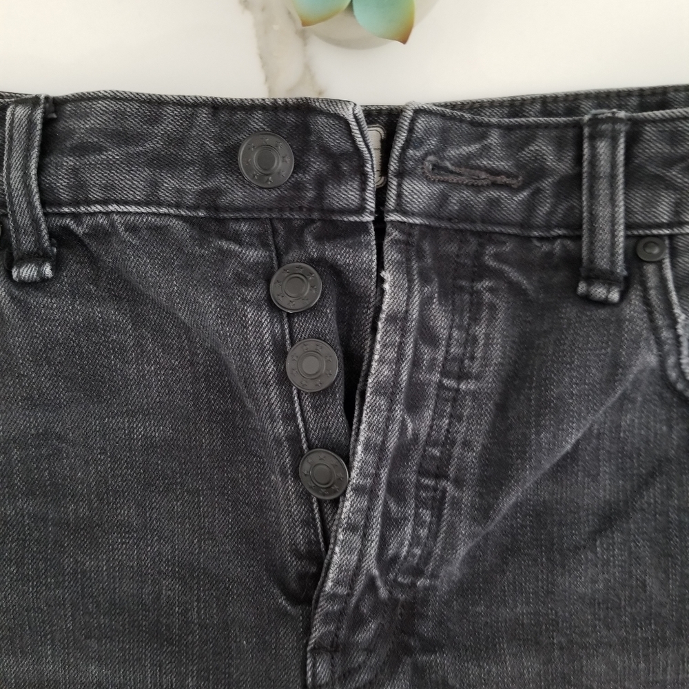 Free People High-waisted Button Fly Shorts - Picture 6 of 10